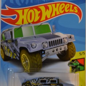 Blue Humvee Hot Wheels HW Dino Riders Series 1:64 Scale Collectable Die Cast Model Car #5/5