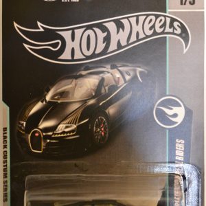 Jaguar XJ220 Hot Wheels Black Series Custom-Made Collectors Edition 1:64 Scale Collectible Die Cast Model Car w/Real Rider Rubber Wheels