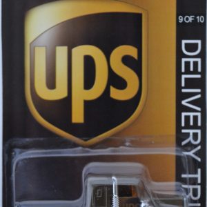 Brown Kenworth W900 Custom-Made Hot Wheels with Real Rider Rubber Wheels Limited Edition ‘UPS Delivery Truck’ Series 1:64 Scale Collectible Die Cast Model Car