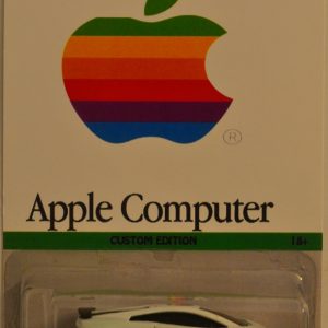 Hot Wheels Lamborghini Gallardo LP570-4 Superleggera White Custom-Made with Real Rider Rubber Wheels Custom Edition Apple Computer Series 1:64 Scale Collectible Die Cast Model Car