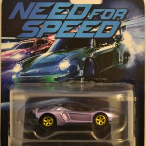 Hot Wheels Lamborghini Aventador J Purple Custom-Made Retro with Real Rider Rubber Wheels Special Edition Need for Speed Series 1:64 Scale Collectible Die Cast Model Car Compatible