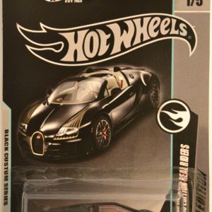 Hot Wheels Compatible Lamborghini Countach Black Series Custom-Made Collectors Edition 1:64 Scale Collectible Die Cast Model Car w/Real Rider Rubber Wheels