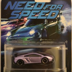 Hot Wheels Compatible Lamborghini Murcielago Purple Custom-Made Retro with Real Rider Rubber Wheels Special Edition Need for Speed Series 1:64 Scale Collectible Die Cast Model Car