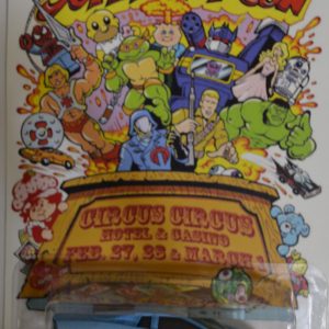 Lamborghini Reventon Custom-Made Hot Wheels with Real Rider Rubber Wheels Limited Edition 2015 Las Vegas Super Toy Convention Series 1:64 Scale Collectible Die Cast Model Car.