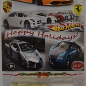 Lamborghini Sesto Elemento #12 Custom-Made Hot Wheels with Redline Real Rider Rubber Wheels Limited Edition Holiday Exotic Cars 2015 Series 1:64 Scale Collectible Die Cast Model Car.