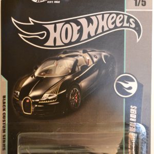 Hot Wheels Compatible Lamborghini Veneno Black Series Custom-Made Collectors Edition 1:64 Scale Collectible Die Cast Model Car w/Real Rider Rubber Wheels