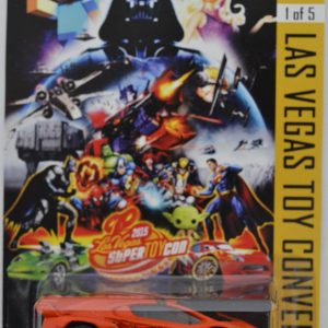 Lamborghini Veneno Red Custom-Made Hot Wheels Limited Edition Las Vegas Toy Convention Series 1:64 Scale Collectible Die Cast Model Car