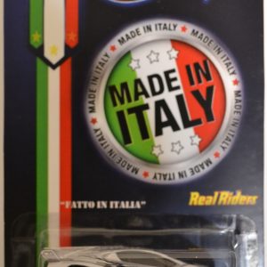 Compatible Lamborghini Veneno Silver Custom-Made Hot Wheels with Redline Real Rider Rubber Wheels Limited Edition Fatto in ItaliaSeries 1:64 Scale Collectible Die Cast Model Car.