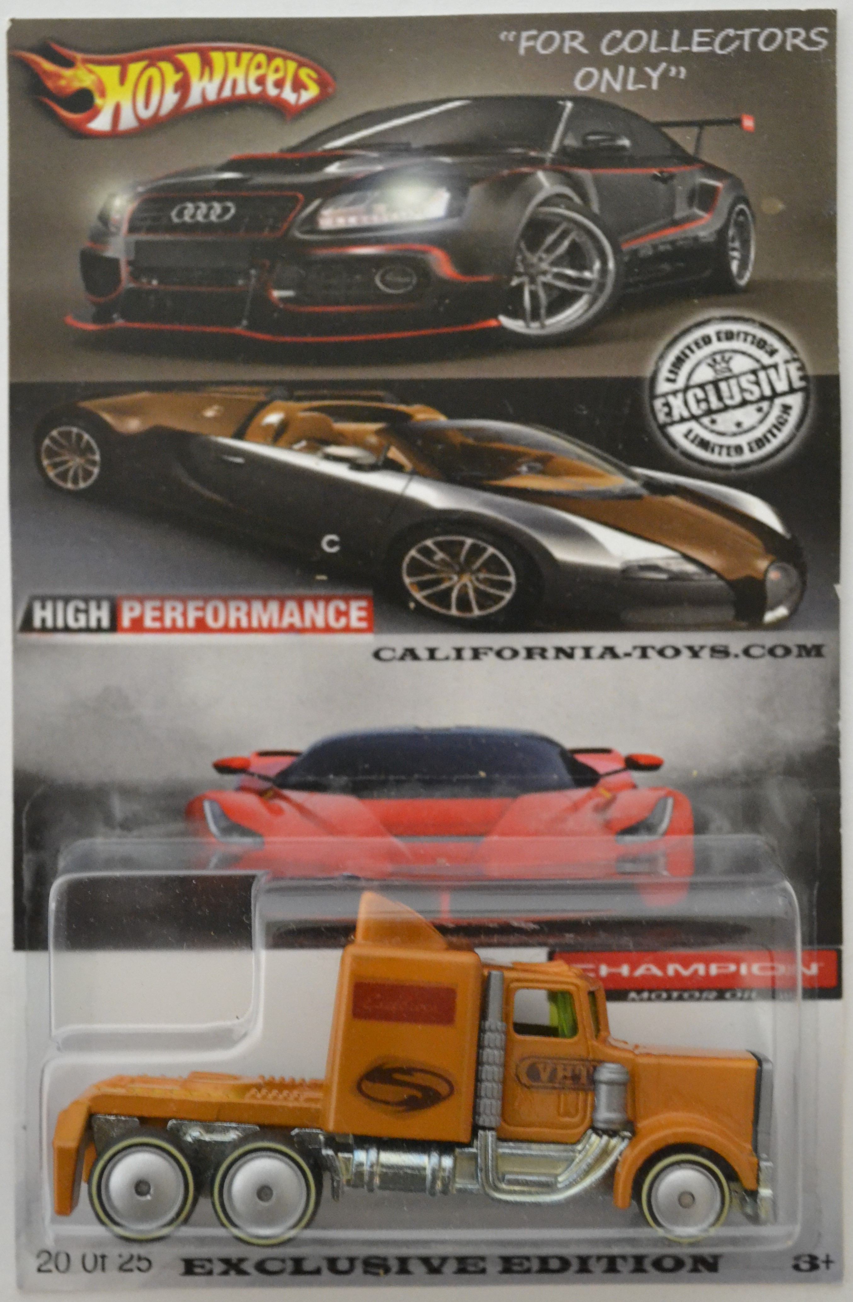 Hot Wheels Long Gone Bronze Custom Made With Real Rider Rubber Wheels Exclusive Edition High 6445