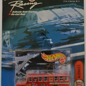 Hot Wheels McDonald’s #94 School Bus Red HW Racing Series 1:64 Scale Collectible Die Cast Model Car