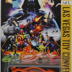 Hot Wheels McLaren P1 Red Custom-Made Limited Edition Las Vegas Toy Convention Series 1:64 Scale Collectible Die Cast Model Car.