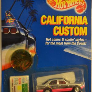 Mercedes 380 SEL #3368 Silver Pink Hot Wheels California Custom Series 1:64 Scale Collectible Die Cast Model Car