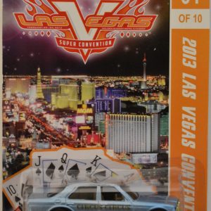 Mercedes 380 SEL Light Blue Gold Custom-Made Hot Wheels Exclusive Car Edition 2013 Las Vegas Toy Convention 2015 Circus Series 1:64 Scale Collectible Die Cast Model Car