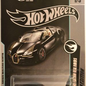 Hot Wheels Compatible Mercedes AMG GT Black Series Custom-Made Collectors Edition 1:64 Scale Collectible Die Cast Model Car w/Real Rider Rubber Wheels