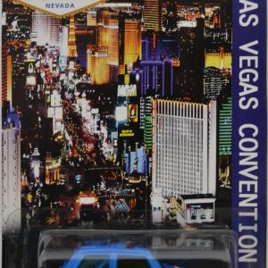 Mini Cooper Blue Custom-Made Hot Wheels Redline Real Rider Rubber Wheels Limited Edition 2014 Las Vegas Convention Series 1:64 Scale Collectible Die Cast Model Car.