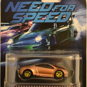 Hot Wheels Compatible Mitsubishi Eclipse Concept Bronze Custom-Made Retro with Real Rider Rubber Wheels Special Edition Need for Speed Series 1:64 Scale Collectible Die Cast Model Car