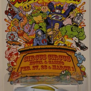 Mitsubishi Eclipse Concept Car Light-Blue Custom-Made Hot Wheels Exclusive Car Edition Las Vegas Toy Convention 2015 Series 1:64 Scale Collectible Die Cast Model Car