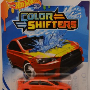 Mitsubishi Lancer Evolution Red Hot Wheels HW Color Shifters Series 1:64 Scale Collectible Die Cast Model Car