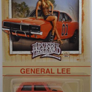 Morris Mini Red Custom-Made Hot Wheels with Real Rider Rubber Wheels Limited Edition The Dukes of Hazzard General Lee Series 1:64 Scale Collectible Die Cast Model Car