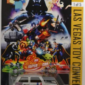 Hot Wheels Morris Mini Gray Custom-Made with Real Rider Rubber Wheels Limited Edition Las Vegas Convention Series 1:64 Scale Collectible Die Cast Model Car