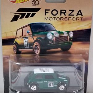 Green Morris Mini Hot Wheels HW Forza Motorsport Series 1:64 Scale Collectible Die Cast Model Car