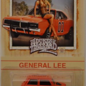 Morris Mini Orange Custom-Made Hot Wheels with Whitewall Real Rider Rubber Wheels Limited Edition General Lee The Dukes of Hazzard Series 1:64 Scale Collectible Die Cast Model Car.
