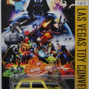 Hot Wheels Compatible Morris Mini Gold Gray Custom-Made with Whitewall Real Rider Rubber Wheels Limited Edition Las Vegas Convention Series 1:64 Scale Collectible Die Cast Model Car