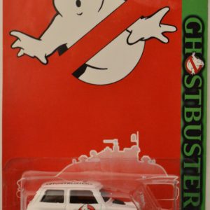 Morris Mini White Custom-Made Hot Wheels with Real Rider Rubber Wheels Limited Edition Ghostbusters Series 1:64 Scale Collectible Die Cast Model Car