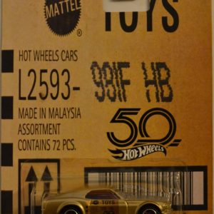 Hot Wheels Mustang Boss 302 50th Anniversary Series Custom-Made Collectors Edition 1:64 Scale Collectible Die Cast Model Car w/Real Rider Rubber Wheels