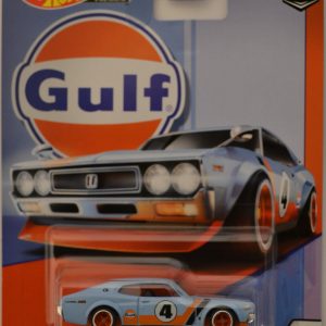 Hot Wheels Nissan Laurel 2000 SGX Blue 3/5 Limited Edition Car Culture Gulf Series 1:64 Scale Collectible Die Cast Model Car