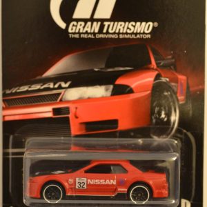 Hot Wheels Nissan Skyline GT-R (R32) Red 2 Cars Set HW Gran Turismo Series 1:64 Scale Collectible Die Cast Model Car