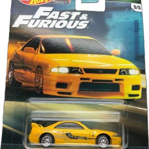 Hot Wheels Nissan Skyline GT-R (BCNR33) Yellow 5/5 2019 Real Riders Fast & Furious Series 1:64 Scale