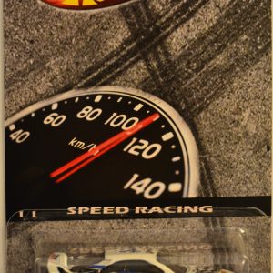 Hot Wheels Compatible Nissan Skyline GT-R R33 White Blue Custom-Made Real Rider Rubber Wheels Speed Racing Series 1:64 Scale Collectible Die Cast Model Car