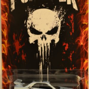 Hot Wheels Compatible Nissan Skyline GT-R R34 White Blue Custom-Made Real Rider Rubber Wheels Collectors Edition Punisher Series 1:64 Scale Collectible Die Cast Model Car