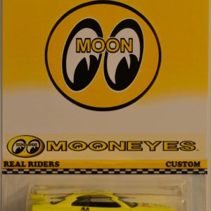 Hot Wheels Compatible Nissan Skyline GT-R R34 Yellow Custom-Made Real Rider Rubber Wheels Mooneyes Series 1:64 Scale Collectible Die Cast Model Car