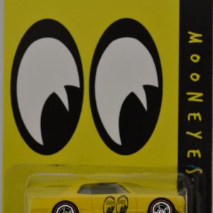 Hot Wheels Yellow Nissan Skyline Custom-Made with Real Rider Rubber Wheels Limited Edition ‘MooNeyes’ Series 1:64 Scale Collectible Die Cast Model Car.