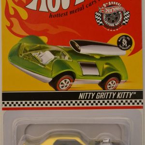 Hot Wheels Compatible Nitty Gritty Kitty Gold #09 HW Red Line Club (RLC) HW 9th Annual Convention Series 1:64 Scale Collectible Die Cast Model Car. Only 7000 Made Worldwide!!!