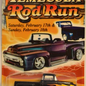 Hot Wheels Old Town Temecula Black Flame Painted Temecula Rod Run 2001 Series 1:64 Scale Die Cast Car