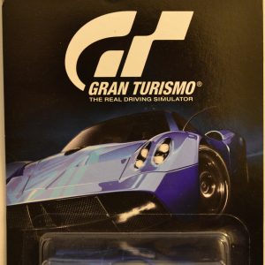 Hot Wheels Compatible Pagani Huayra Blue Gran Turismo Series Custom-Made Collectors Edition 1:64 Scale Collectible Die Cast Model Car w/Real Rider Rubber Wheels