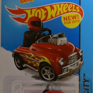 Red Pedal Driver Wheels HW City Series 1:64 Scale Collectible Die Cast Model Car