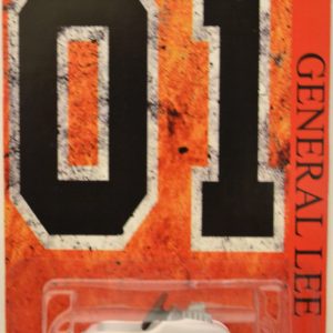 Hot Wheels Compatible Pedal Driver White Custom-Made with Whitewall Real Rider Rubber Wheels Limited Edition General Lee 01 Series 1:64 Scale Collectible Die Cast Model Car.