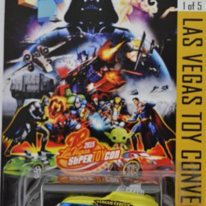 Hot Wheels Yellow/Blue Pedal Driver Custom-Made HW Exclusive Car Series Limited Edition 1:64 Scale Collectible Die Cast Model Car