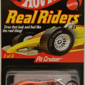 Hot Wheels Pit Cruiser Orange #3 of 6 Red Line Club (RLC) HW Real Riders Series 5 1:64 Scale Collectible Die Cast Model Car. Only 11000 Made Worldwide!!!