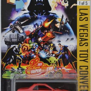 Hot Wheels Red Pontiac Fiero 2M4 TM GM Custom-Made HW Exclusive Car Series with Real Rider Rubber Wheels Limited Edition 1:64 Scale Collectible Die Cast Model Car