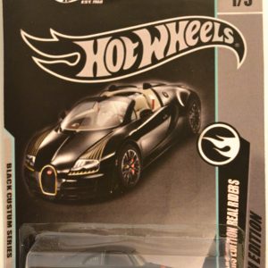 Porsche 356A Outlaw Hot Wheels Black Series Custom-Made Collectors Edition 1:64 Scale Collectible Die Cast Model Car w/Real Rider Rubber Wheels