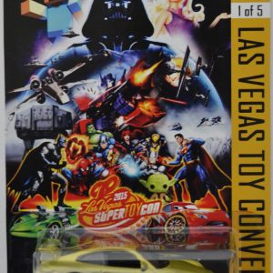 Porsche 911 GT3 RS Gold Gray Custom-Made Hot Wheels with Real Rider Rubber Wheels Limited Edition Las Vegas Convention Series 1:64 Scale Collectible Die Cast Model Car