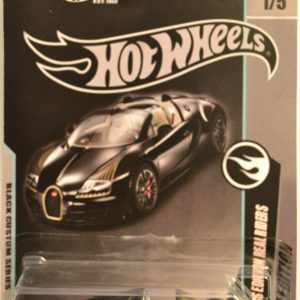 Hot Wheels Porsche 918 Spyder Black Series Custom-Made Collectors Edition 1:64 Scale Collectible Die Cast Model Car w/Real Rider Rubber Wheels
