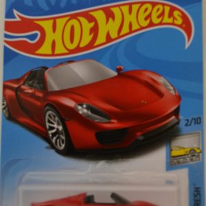 Hot Wheels Porsche 918 Spyder Red HW ‘Factory Fresh Series  2/10