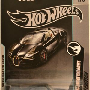 Hot Wheels Compatible Porsche 993 GT2 Black Series Custom-Made Collectors Edition 1:64 Scale Collectible Die Cast Model Car w/Real Rider Rubber Wheels