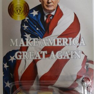 Porsche 993 GT2 Gold Custom-Made Hot Wheels with Whitewall Real Rider Rubber Wheels Limited Edition Make America Great Again Series 1:64 Scale Collectible Die Cast Model Car.